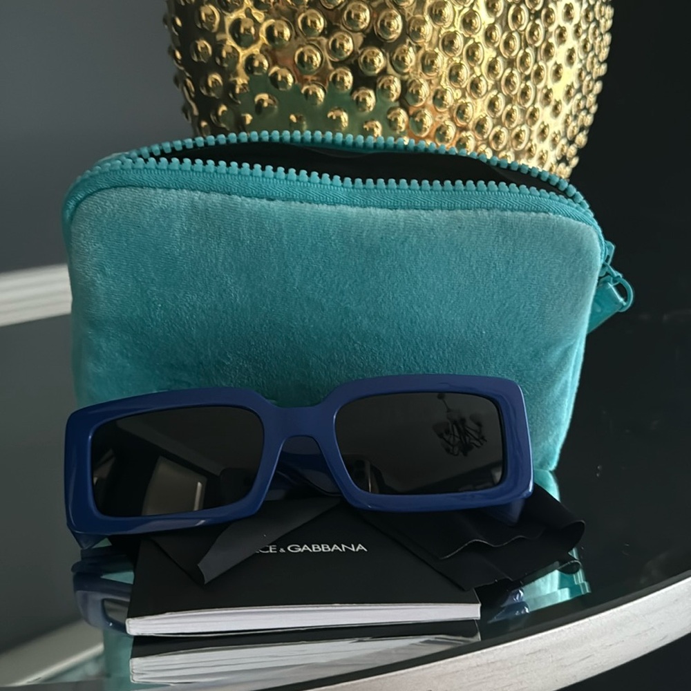 Dolce & Gabbana sunglasses in blue frame